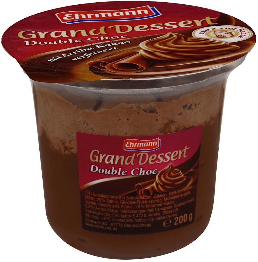 Ehrmann grand dessert шоколад