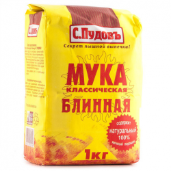 Блинная мука купить. Мука блинная СТО пудов. Мука с.Пудовъ блинная, 1 кг. С Пудовъ блинная. Блинная мука Бакалея.