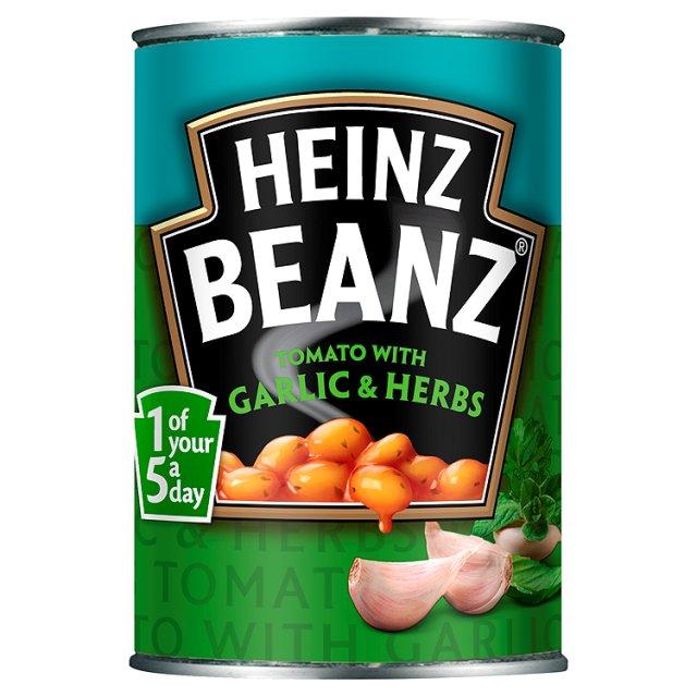 Фасоль Хайнц в томатном соусе "С чесноком и травами" ("Heinz Beanz" ...